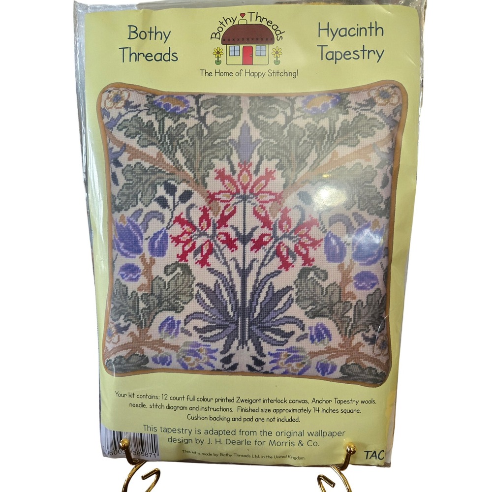 Bothy Threads Hyacinth Tapestry Kit William Morris J.H. Dearle Needlepoint Wool